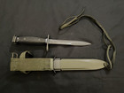Cold War Era Us Imperial Produced M7 Bayonet W  M8a1 Scabbard 
