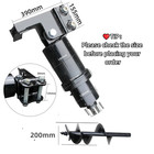 200mm Hydraulic Auger Drill With Hoses For 1 8ton Mini Excavator 2026 New Usa
