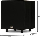 Acoustic Audio Psw10 10  Powered Subwoofer 400w Home Theater Black