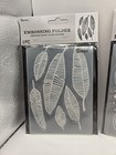 Darice Embossing Folders Lot Of 3 Cardmaking Scrapbooking Crafts 4 25 X 5 75  
