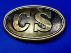 Civil War Cs Confederate Enlisted - Arrow Back Plate Reproduction  Belt Buckle