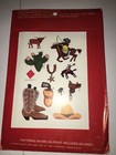 Vogart Repeat Iron On Transfers Pattern 762 1976 Uncut Western Design Cowboy