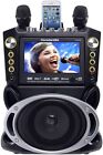 Karaoke Usa Portable Dvd  Cdg  Mp3g Karaoke Machine W  2 Microphones   Bluetooth