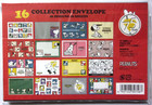 Peanuts Snoopy 75 Years 16 Designs Envelope Set Made In Japan Square
