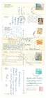 Cards Ak42 View Nagimaros Balaton Lake Hungary Used  6 Pcs 