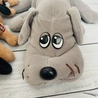 Lot Vintage Pound Puppies Tonka 1986 1980s White Gray Brown Dog Plush