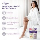 Foot Soak Epsom Salt With Lavender - Value Pack - 2 Lb - Calming Foot Bath Sa   