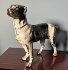 Antique Hubley Style Cast Iron Brittany Spaniel Dog Doorstop Door Statue Toy