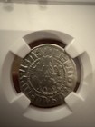 Levon I Silver Tram Knights Templar Coin Of Crusades Armenia 1198-1219 Ad Ngc Vf