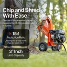 Superhandy Mini Wood Chipper Shredder Mulcher Heavy Duty 7hp Compact 3 In 1