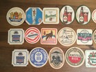 Lot Of 23 Vintage Foreign Beer Coasters For The Man Cave