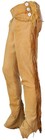 Men Native American Western Buckskin Ragged Leather Deerskin Pants Mountain Man