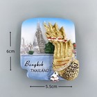 Bangkok  Thailand Tourist Souvenir 3d Resin Fridge Magnet Gift Idea
