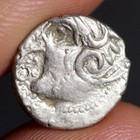 Ancient Celtic Coin Gaul Silver Quinarius 80bc Sequani Tribe Horse Design Doci