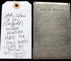 Kappys Gh154 Gold Bond Printing Plate Boston s Old Colony Trust 1800s Sheffield