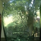 Quart For Pikes Peak Prospector Eagle Historical Flask Crude Lip Shiny Nice