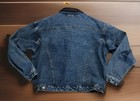 Vintage Oasis Custom Denim Jacket Mens Size Xl Blue Trucker Retro Skater
