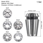 5pcs Er16 Spring Collet Set 1 8  To 3 8  Chuck For Cnc Machine Lathe Milling