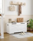 Hzuaneri 39 4  Storage Chest Extra Large Storage Trunk With 2 Safety Hinges W   
