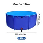 634 Gal Above Ground Pond pvc Fish Pond canvas Fish Pond Pool For Fish Farming