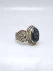 Stunning Rare Roman Era Bronze Ancient Ring With Beautiful Engraved Authentic