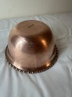 Vintage Sergei Nekrassoff Hand-hammered Copper Bowl     Signed Mid-century Modern