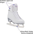 Jackson Ultima Softskate Women s girl s Figure Skate  White purple - 9 Women s