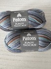 Patons Kroy Wool Blend Sock Yarn lot Of 2 Skeins adrift 55750