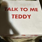 Avon 20-year-old    talk To Me Teddy    Animated  Still In Bag  Paperwork And Tags 