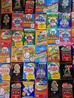 Old Baseball Cards - Unopened Packs Fr Wax Box  Huge Vintage 100 Card Lot 