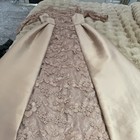 Teri Jon Beige Pink Lace Satin Mother Of The Bride Dress Size 6