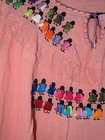 Handmade Mexican Munequitas Little Doll Hand Embroidered Design Top Size Large L