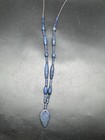 Near Eastern Antique Lapis Lazuli Stone Beads Strand Hand Carving Beads