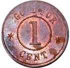  1860 s  New York Ny-630-ab-8a  r-3  Amelia Gavron Civil War Token 