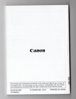 Canon Eos 7d Mark Ii Genuine Camera Instruction Manual In English
