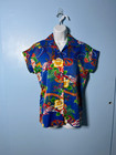 Authentic Vintage Floral Asian Hawaiian Shirt Hawaii Ne Honolulu Women s M