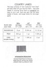 Country Lanes Quilt Pattern By Atkinson Design  3 Sizes
