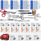 First Aid Trauma Kit Pack Medical Supply Refill Items Instuments - 70 Pcs