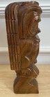 Hand Carved Wooden Tiki God Statue Wood Sculpture 8  Made In The Philippines