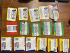 Vintage Empty Sports Wrappers Lot Baseball Football Golf Basketball Topps Fleer