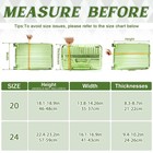 Clear Pvc Suitcase Cover Protector For 20  Luggage With Front Open Pocket