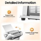 Commercial Electric Dough Roller Sheeter Noodle Pasta Maker Machine Stainless Us