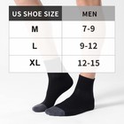 Cs Celersport 6 Pack Men s Ankle Socks With Cushion Athletic Running Socks 7-9