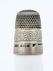 Antique 1911 Henry Griffith   Sons Royal Spa Sterling Silver Thimble  761 Sz17