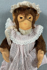 Vintage Steiff Mohair Jocko Chimp Monkey 11    Jointed Germany