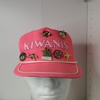 Vintage Kiwanis International Souvenir Hat   Pin Lot - Global Travel Memorabilia