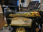 Beautiful Vintage Reproduction Singer Egyptian Sewing Machine  Nib Never Used 