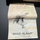 Vintage Set Of Braid-aid Adjustable Vari-folders With Box  Nos