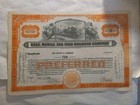 Half Topless Beauty Vintage 1944 Gulf Mobile And Ohio Railroad Stock Certificate