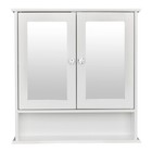 Bathroom Wall Mounted Cabinet Shelf Bath Medicine Cabinet Organizer Mirror Door